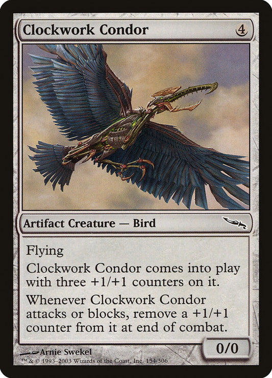 MTG Card Title: Clockwork Condor MRD/154