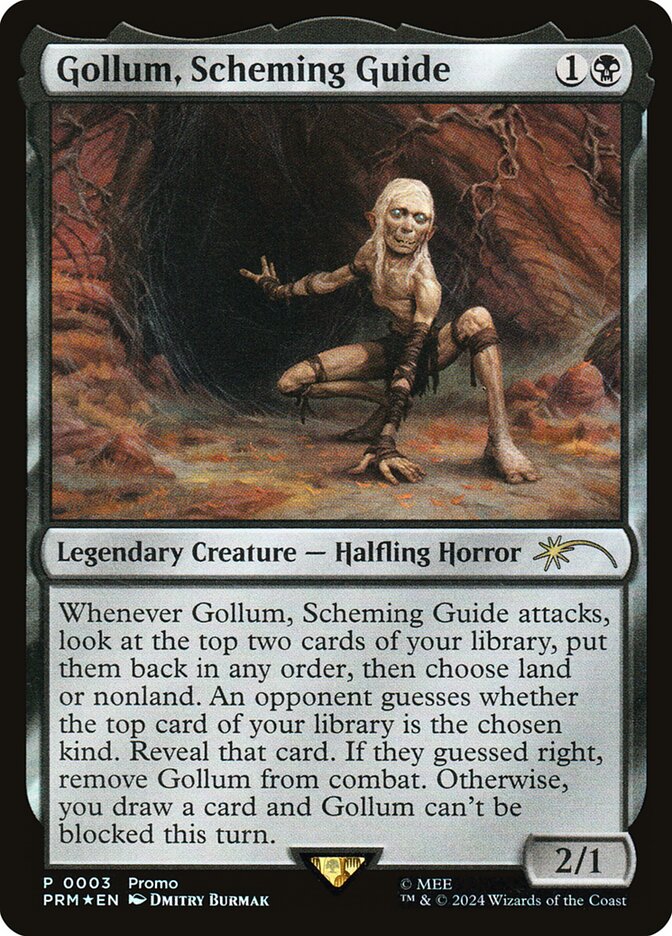 MTG Card Title: Gollum, Scheming Guide PLTC/3