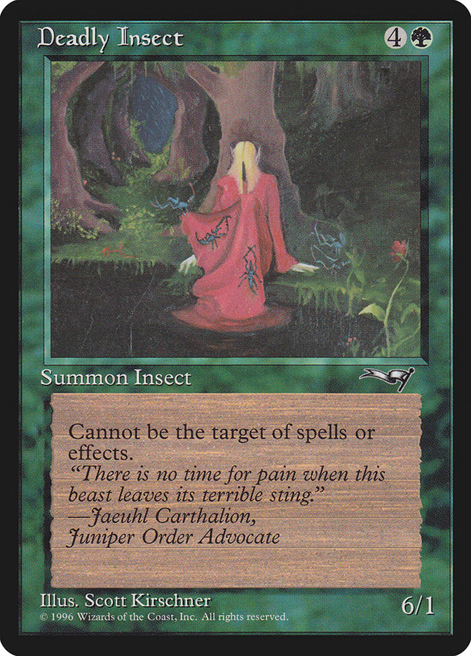 MTG Card Title: Deadly Insect ALL/86b