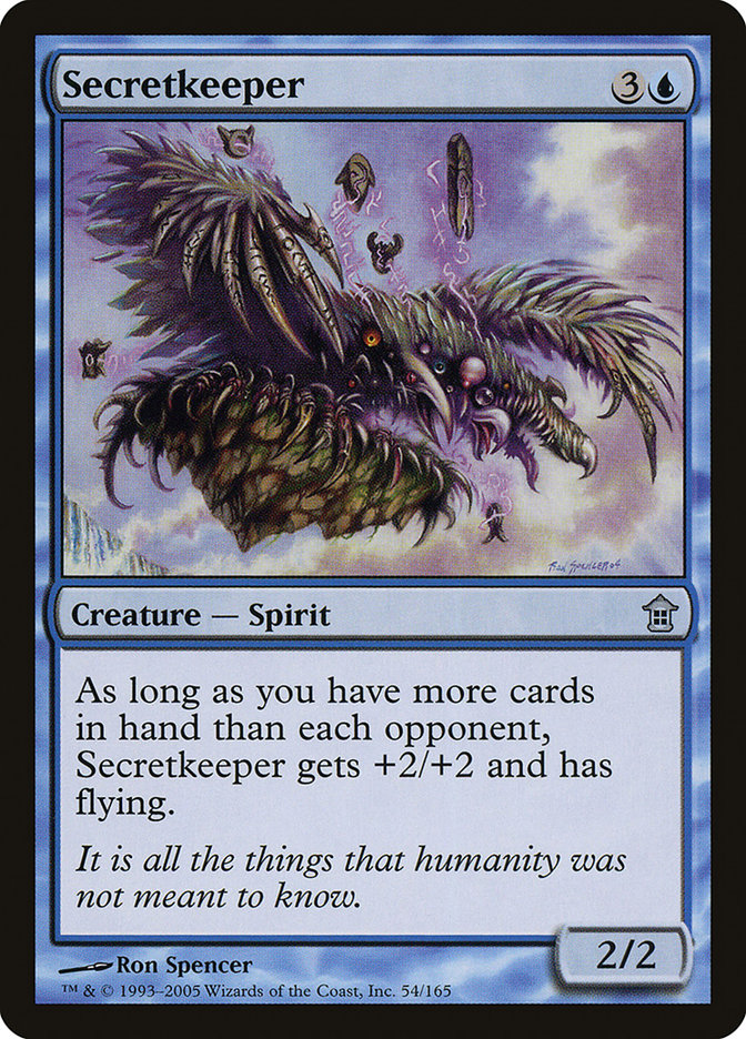 MTG Card Title: Secretkeeper SOK/54
