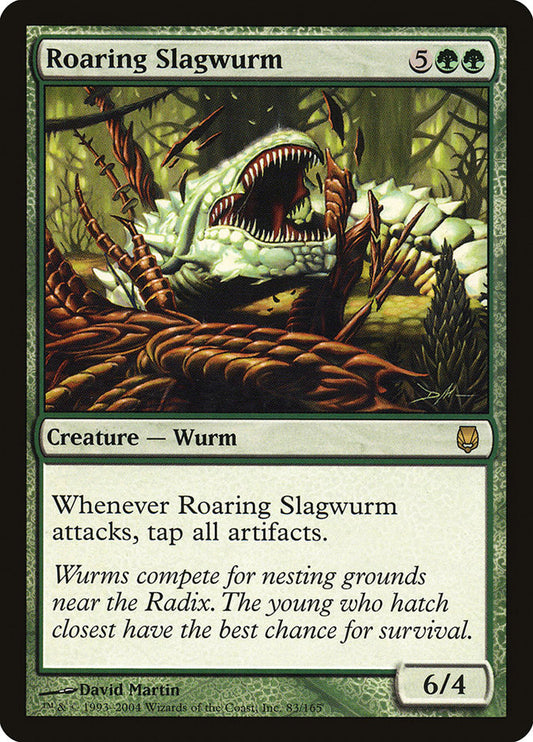 MTG Card Title: Roaring Slagwurm DST/83