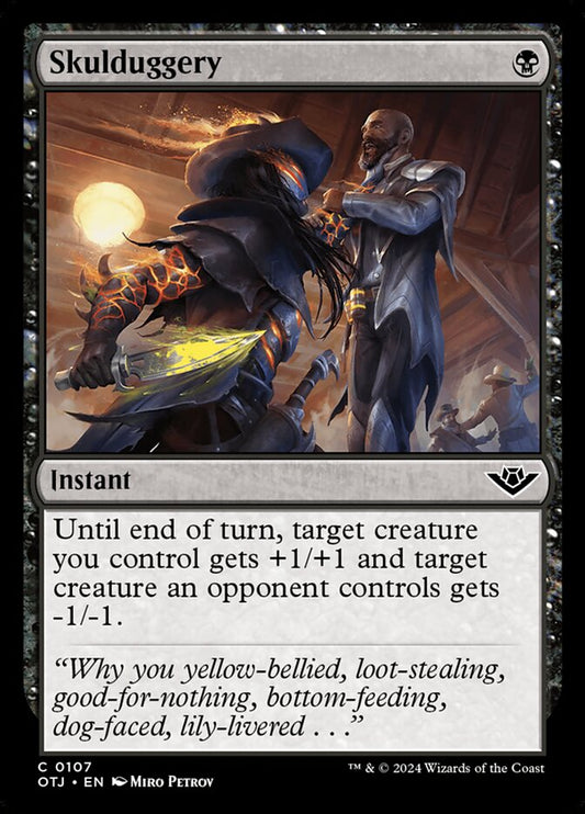 MTG Card Title: Skulduggery OTJ/107