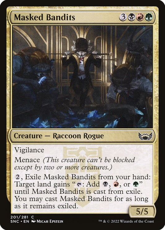 MTG Card Title: Masked Bandits SNC/201