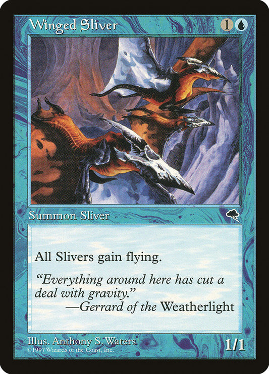 MTG Card Title: Winged Sliver TMP/106