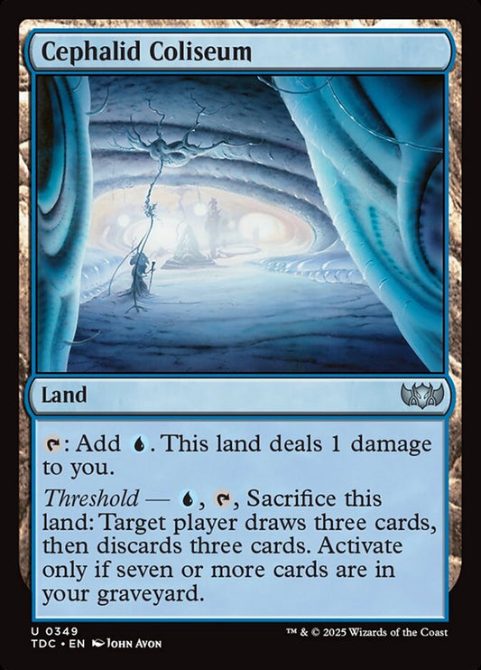 MTG Card Title: Cephalid Coliseum TDC/349