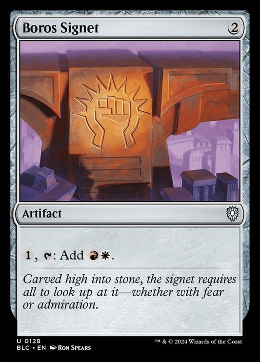MTG Card Title: Boros Signet BLC/128