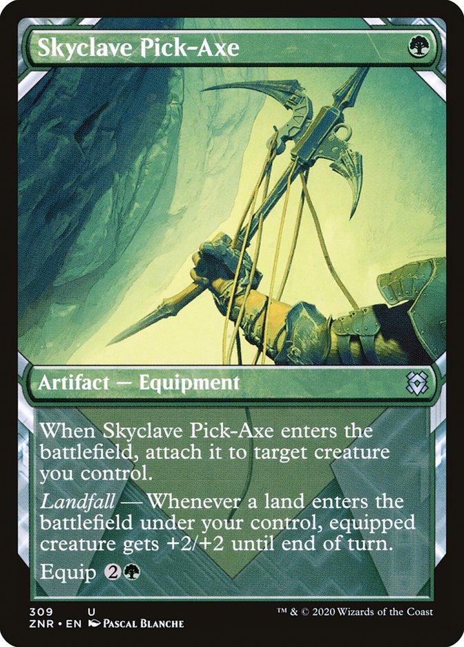 MTG Card Title: Skyclave Pick-Axe ZNR/309