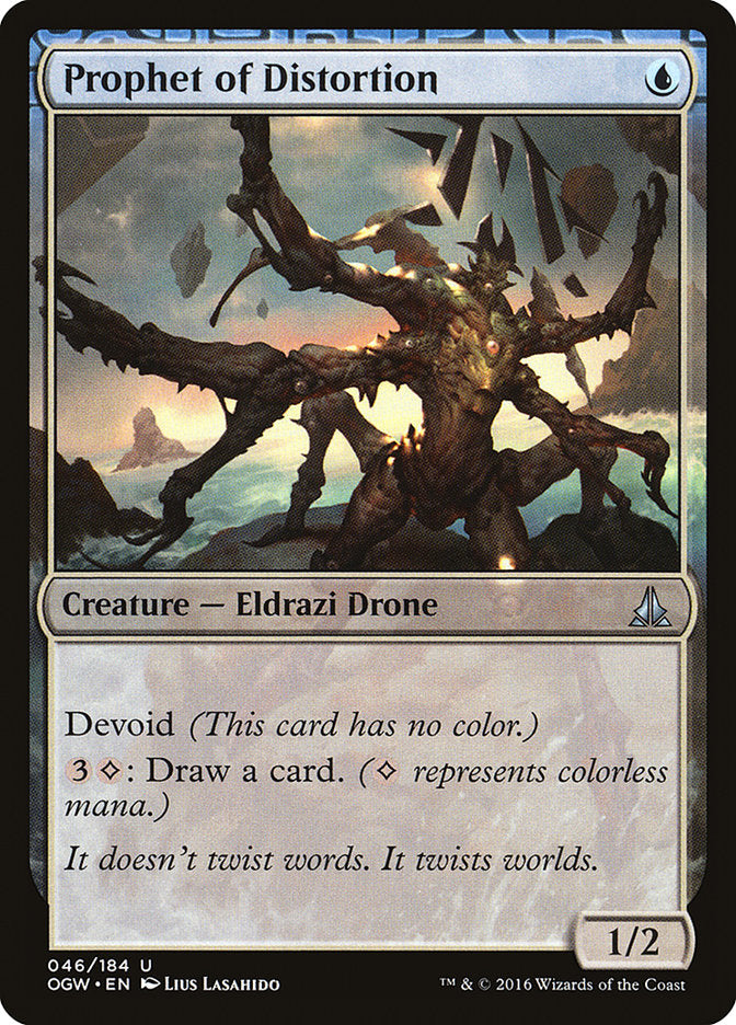 MTG Card Title: Prophet of Distortion OGW/46
