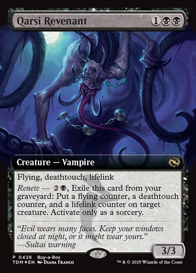 MTG Card Title: Qarsi Revenant TDM/426