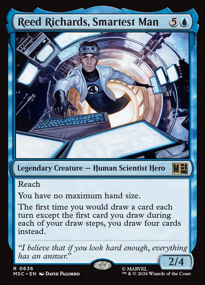 MTG Card Title: Reed Richards, Smartest Man MSC/636
