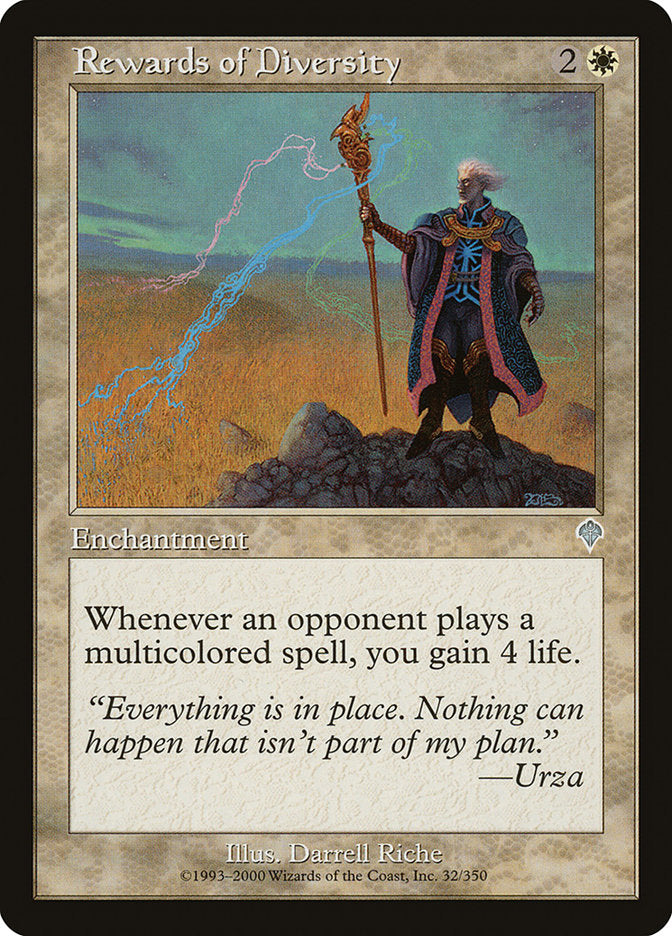 MTG Card Title: Rewards of Diversity INV/32