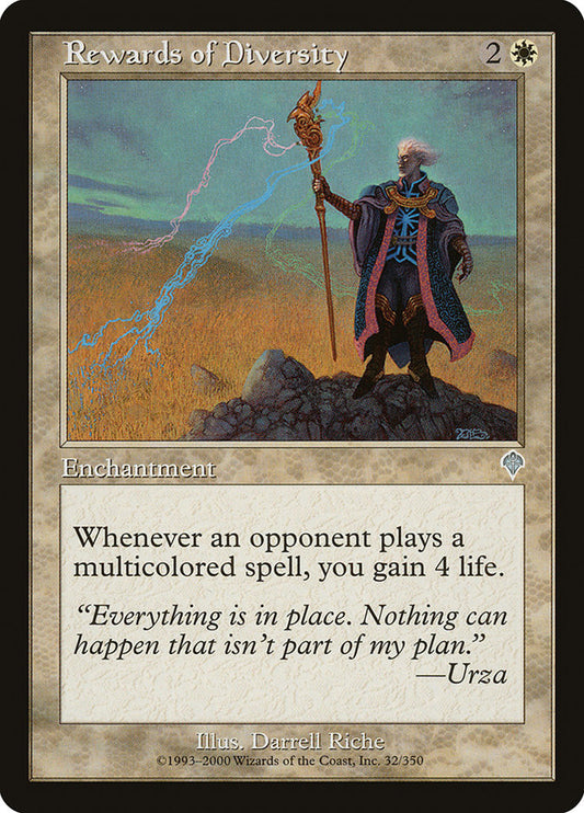 MTG Card Title: Rewards of Diversity INV/32