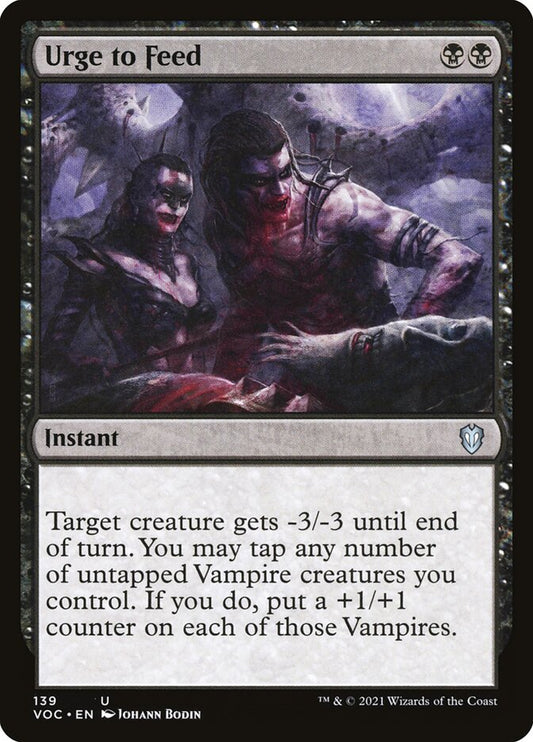 MTG Card Title: Urge to Feed VOC/139