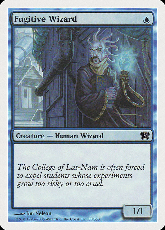 MTG Card Title: Fugitive Wizard 9ED/80