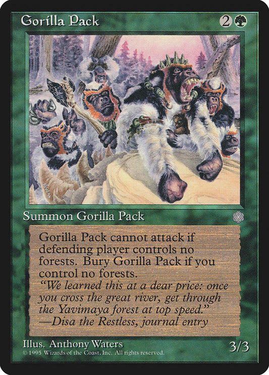 MTG Card Title: Gorilla Pack ICE/247