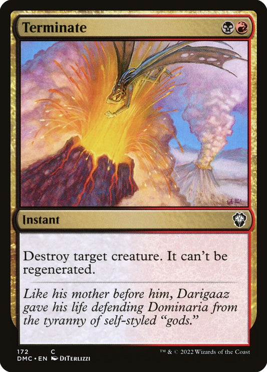 MTG Card Title: Terminate DMC/172