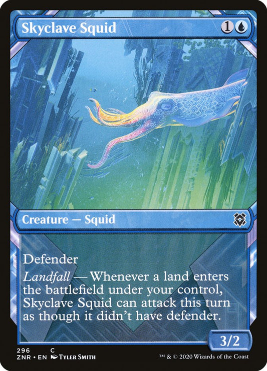 MTG Card Title: Skyclave Squid ZNR/296