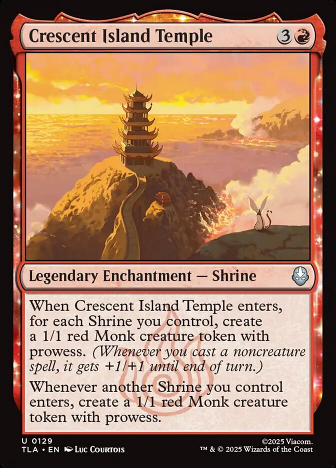 MTG Card Title: Crescent Island Temple TLA/129