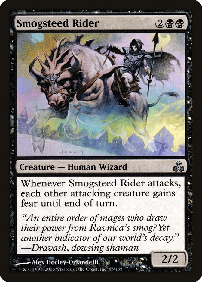MTG Card Title: Smogsteed Rider GPT/63