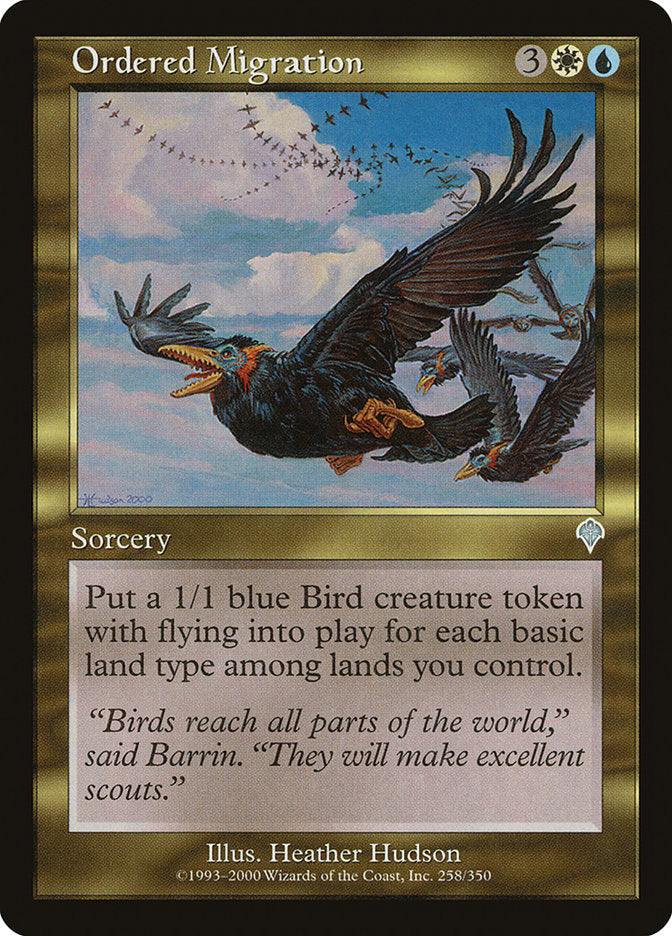 MTG Card Title: Ordered Migration INV/258