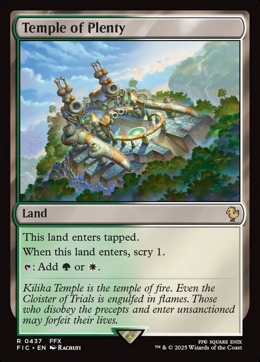 MTG Card Title: Temple of Plenty FIC/437
