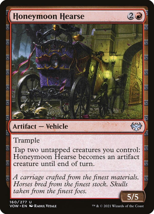 MTG Card Title: Honeymoon Hearse VOW/160