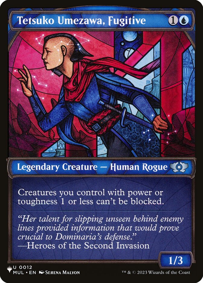 MTG Card Title: Tetsuko Umezawa, Fugitive PLST/MUL-12