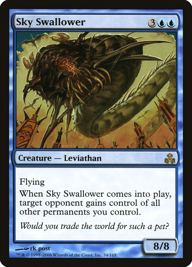 MTG Card Title: Sky Swallower GPT/34