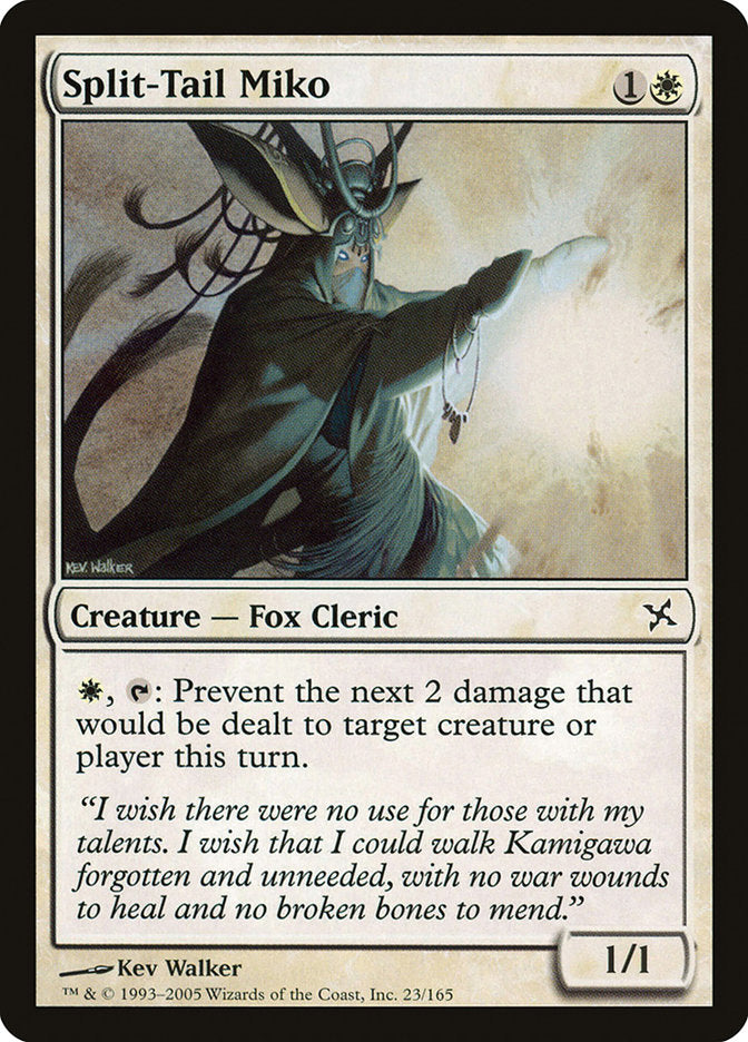 MTG Card Title: Split-Tail Miko BOK/23