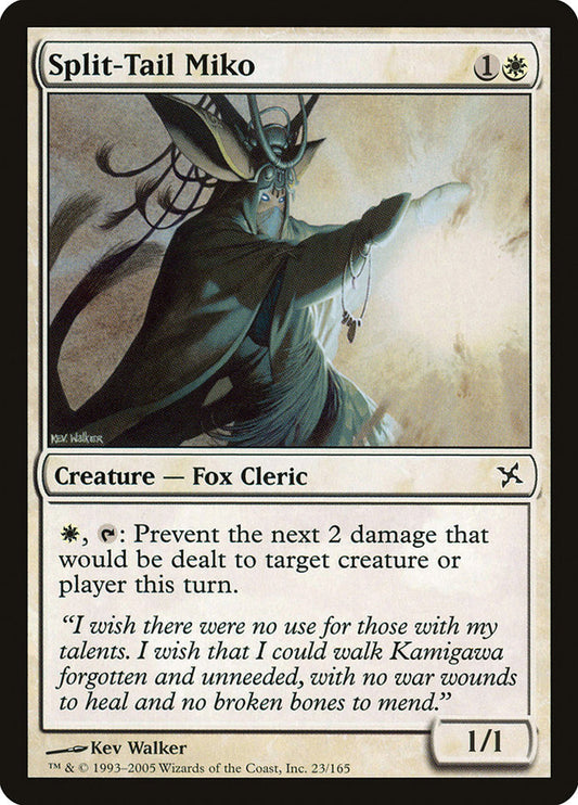 MTG Card Title: Split-Tail Miko BOK/23