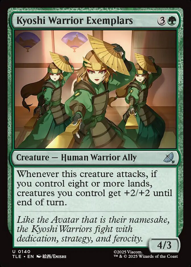MTG Card Title: Kyoshi Warrior Exemplars TLE/140