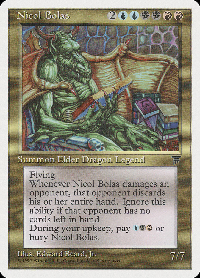 MTG Card Title: Nicol Bolas CHR/81