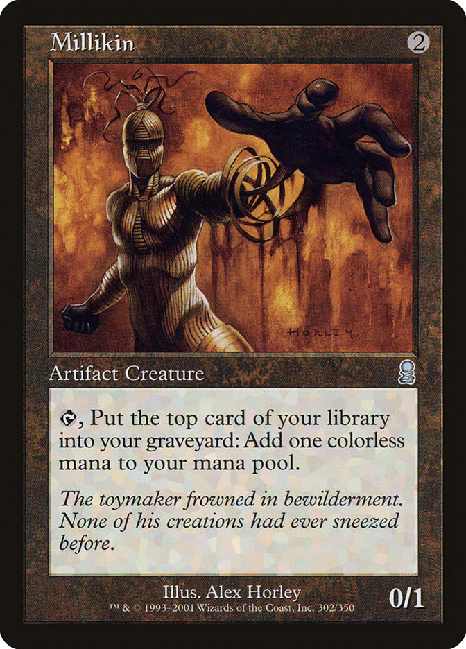 MTG Card Title: Millikin ODY/302