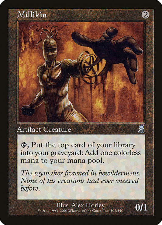 MTG Card Title: Millikin ODY/302