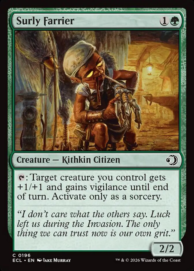 MTG Card Title: Surly Farrier ECL/196