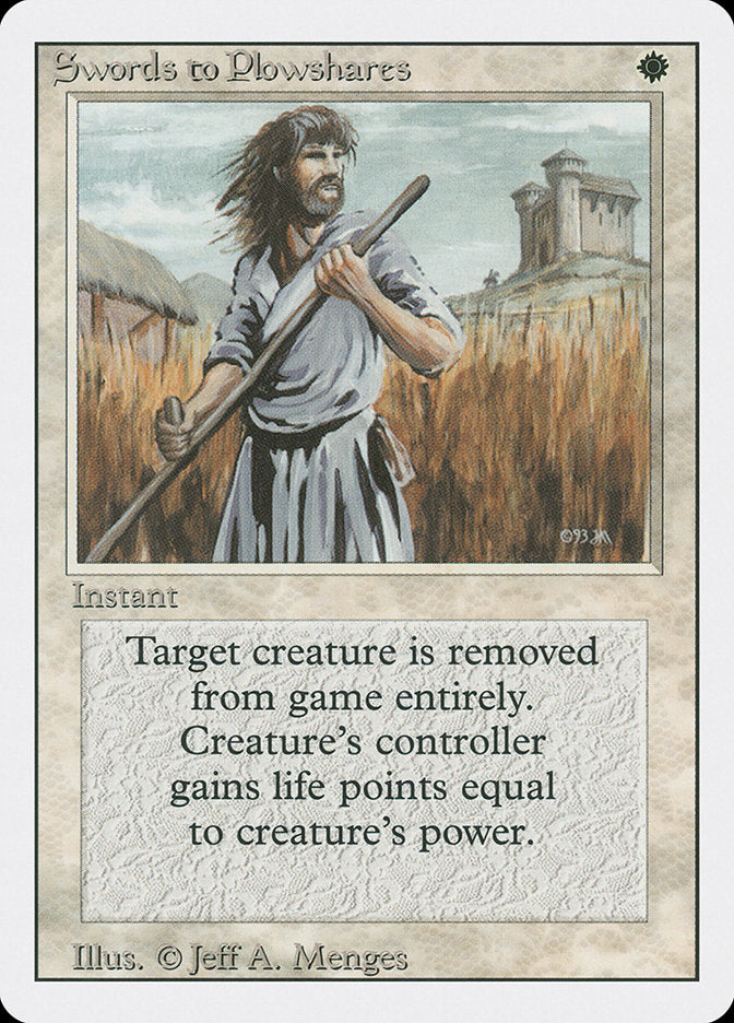 MTG Card Title: Swords to Plowshares 3ED/41