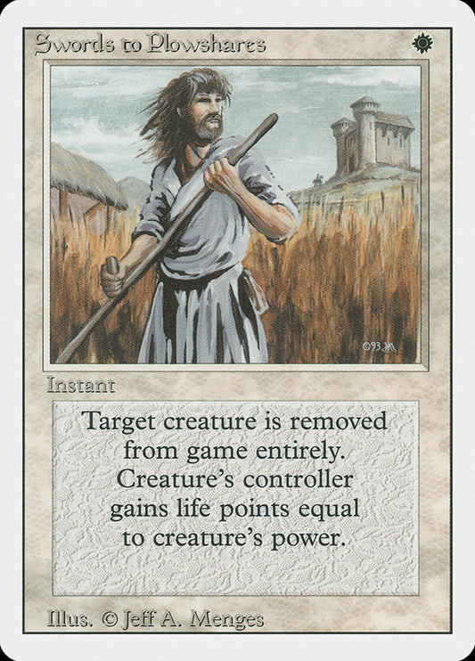 MTG Card Title: Swords to Plowshares 3ED/41