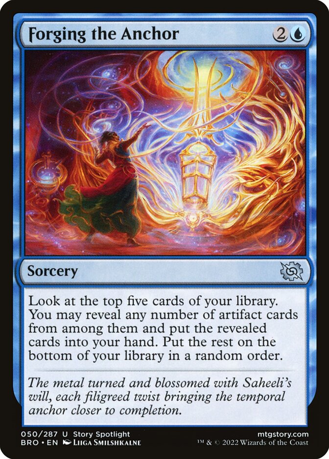 MTG Card Title: Forging the Anchor BRO/50