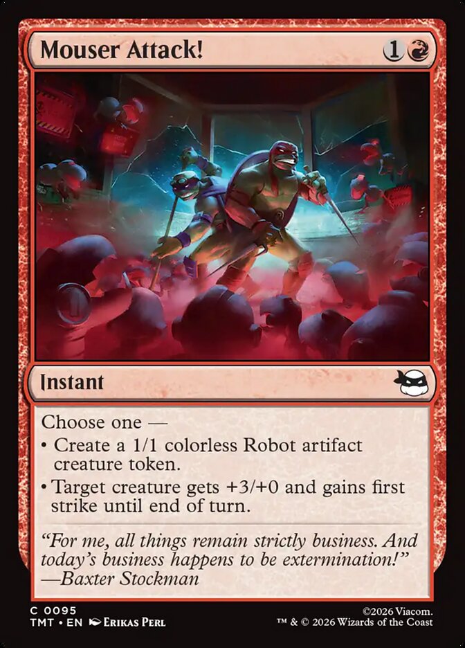 MTG Card Title: Mouser Attack! TMT/95