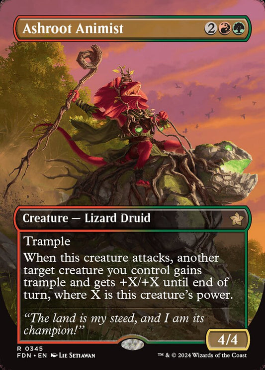MTG Card Title: Ashroot Animist FDN/345