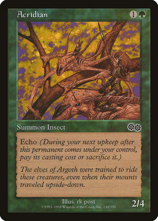 MTG Card Title: Acridian USG/230
