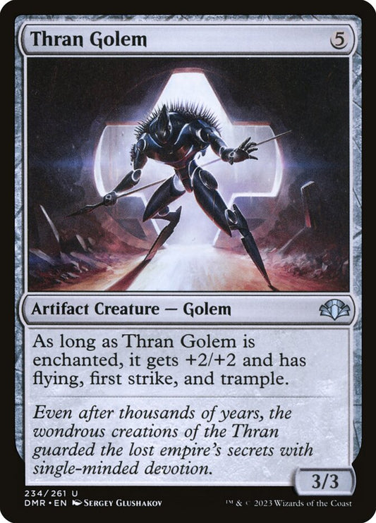 MTG Card Title: Thran Golem DMR/234