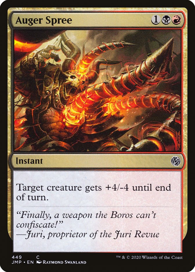 MTG Card Title: Auger Spree JMP/449