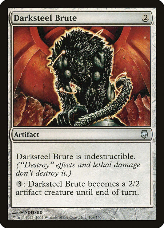 MTG Card Title: Darksteel Brute DST/108