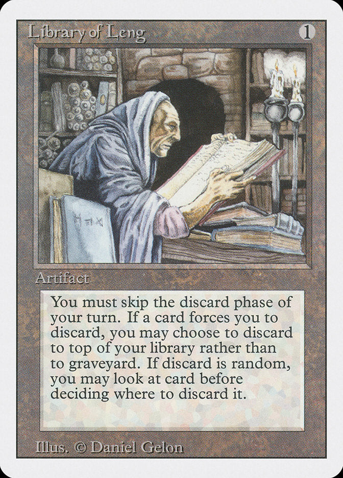 MTG Card Title: Library of Leng 3ED/261