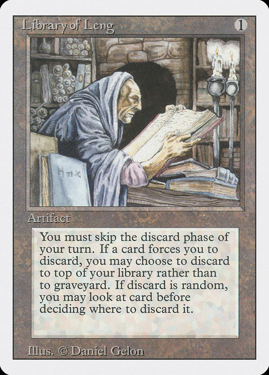 MTG Card Title: Library of Leng 3ED/261