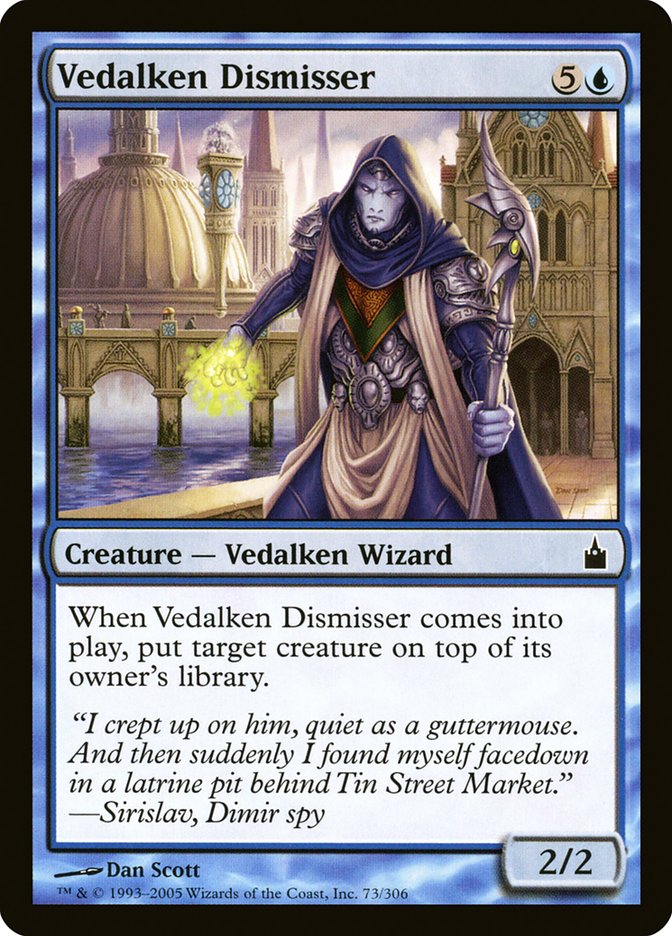 MTG Card Title: Vedalken Dismisser RAV/73