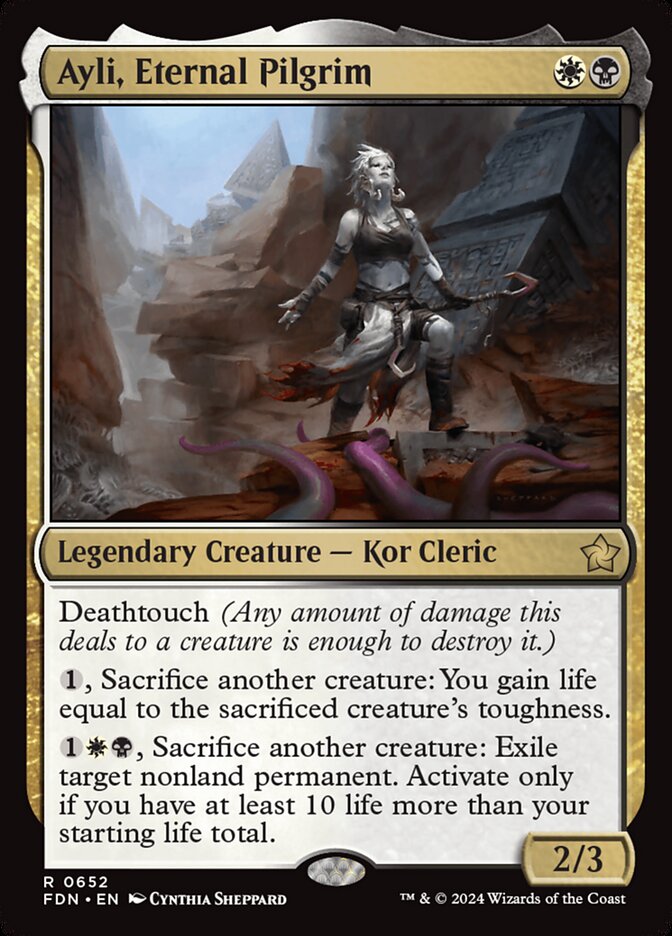 MTG Card Title: Ayli, Eternal Pilgrim FDN/652