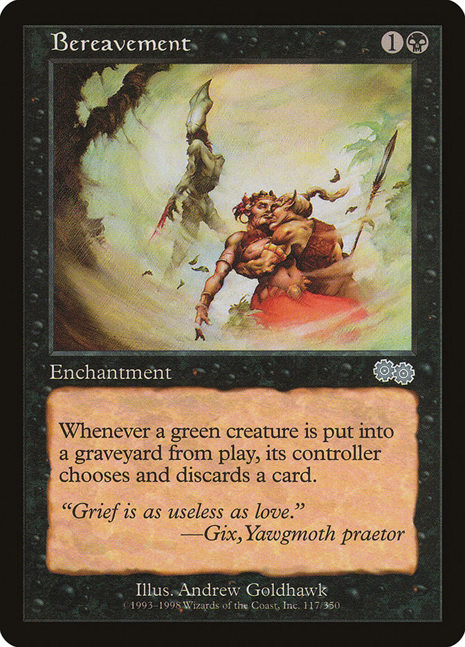 MTG Card Title: Bereavement USG/117