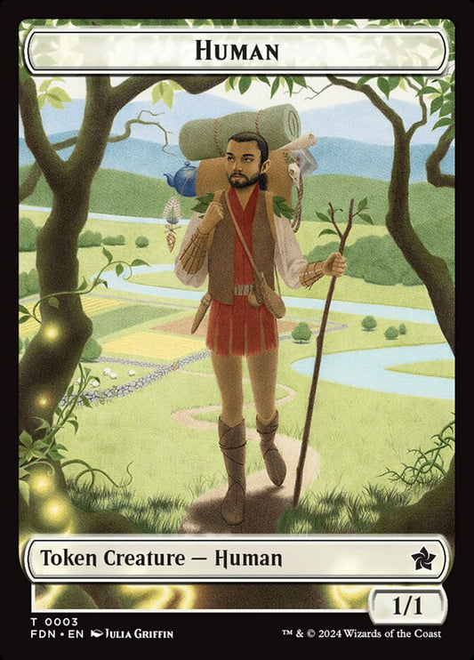 MTG Card Title: Human TFDN/3